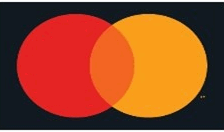 Mastercard logo with orange and red
