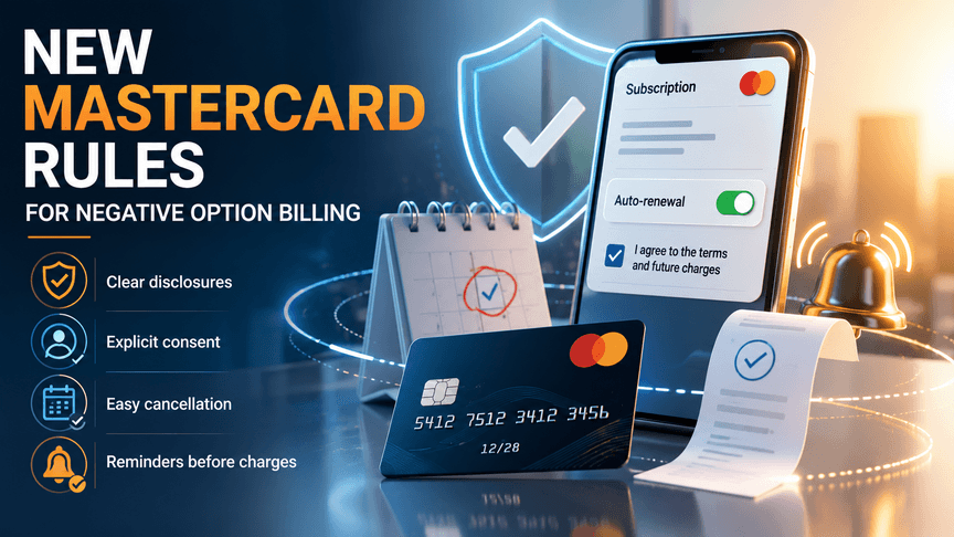 New Mastercard Rules for Negative Option Billing