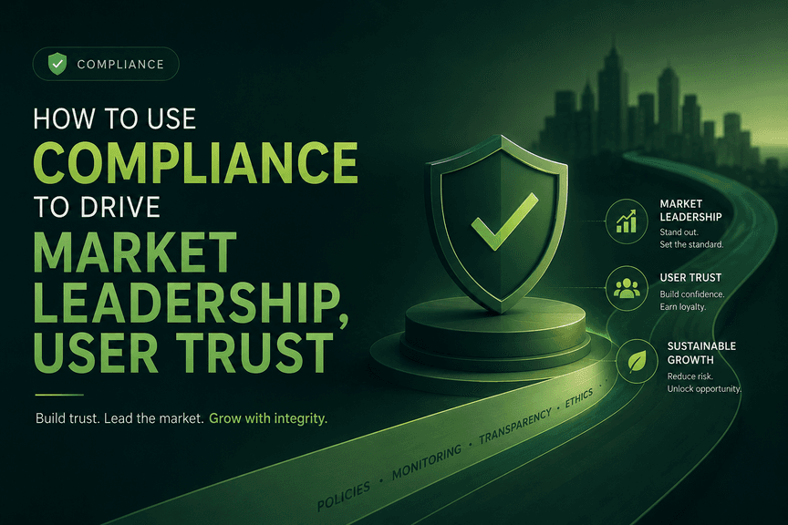 How To Use Compliance to Drive Market Leadership, User Trust