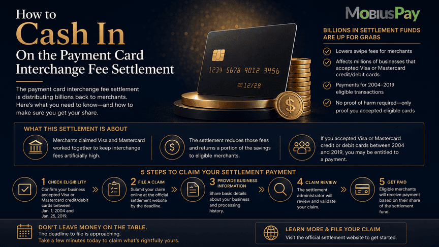How to Cash In On the Payment Card Interchange Fee Settlement