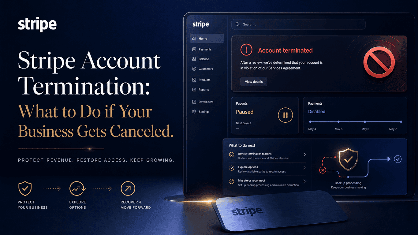 Stripe Account Termination: What to Do if Your Business Gets Canceled