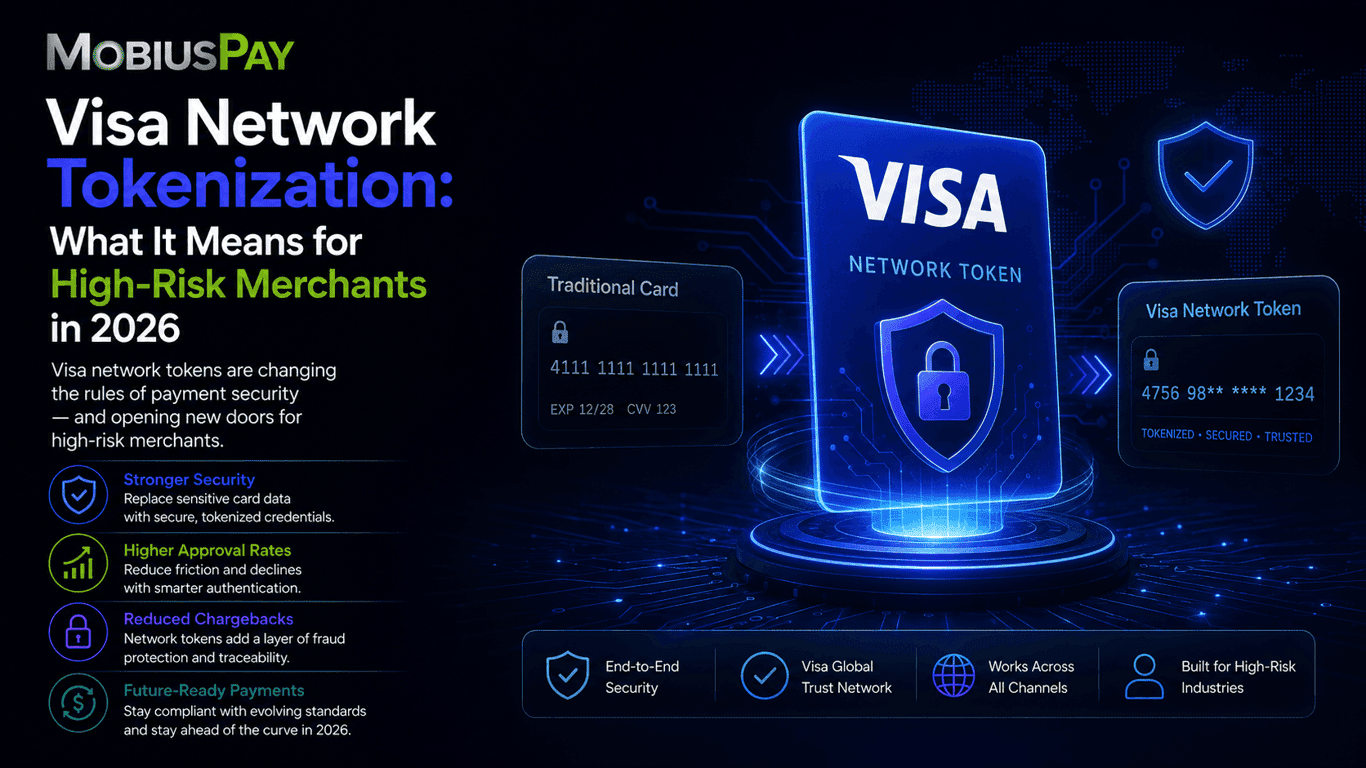 Visa Network Tokenization: What It Means for High-Risk Merchants in 2026