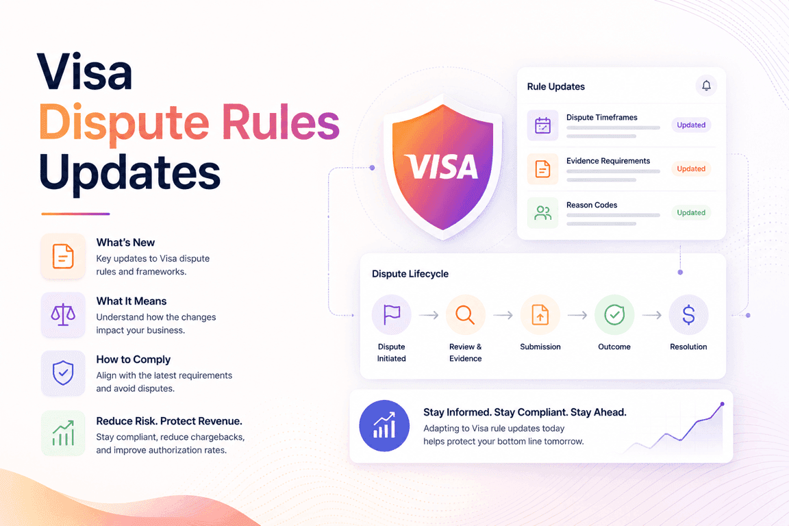 Visa Dispute Rules Updates